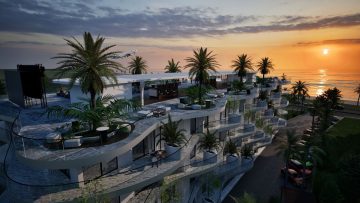 Lux Golden Wave çatı terası ve Karadeniz manzarası
